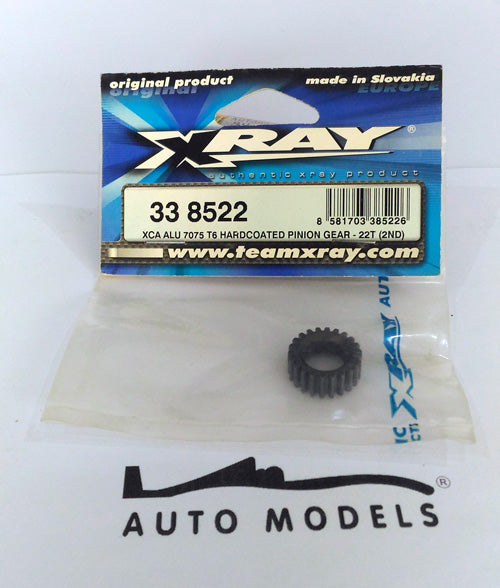 XRAY XCA Aluminum 7075 T6 Hardcoated Pinion Gear - 22T (2nd)