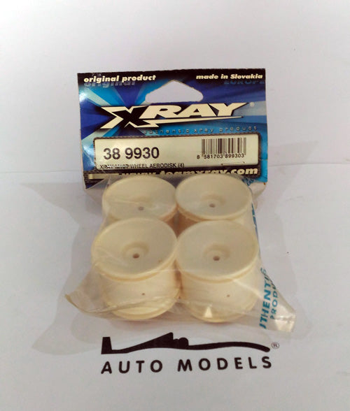 XRAY M18T Aerodisk Wheels - White (4)