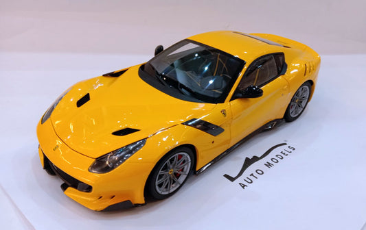 BBR Models Ferrari F12 TDF 2016 Giallo Tristrato