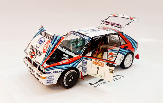 Kyosho Lancia Delta Integrale 1992 Sanremo N.1 White